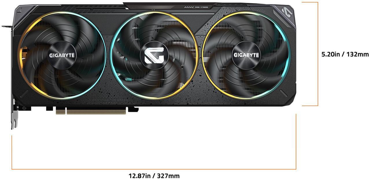 Alt view image 6 of 8 - GIGABYTE Gaming GeForce RTX 5070 12GB GDDR7 PCI Express 5.0 ATX Graphics Card GV-N5070GAMING OC-12GD