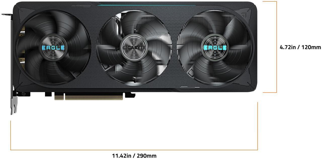 Alt view image 6 of 8 - GIGABYTE Eagle GeForce RTX 5070 12GB GDDR7 PCI Express 5.0 ATX Graphics Card GV-N5070EAGLE OC-12GD