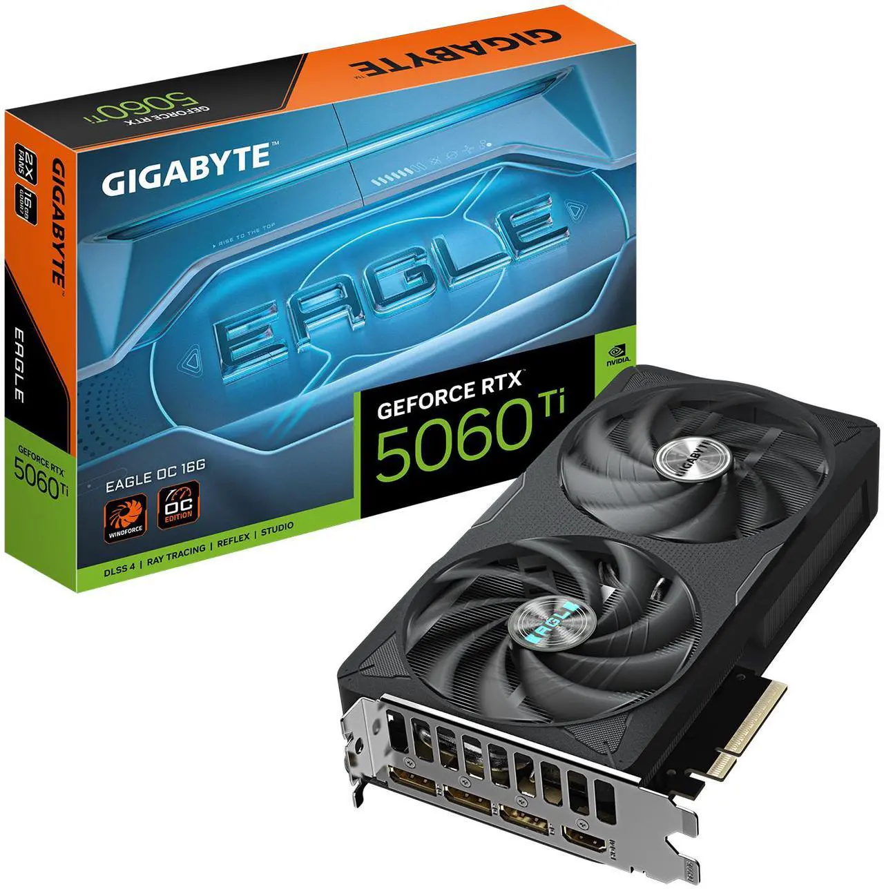 Alt view image 6 of 6 - GIGABYTE Eagle GeForce RTX 5060 Ti 16GB GDDR7 PCI Express 5.0 x8 ATX Graphics Card GV-N506TEAGLE OC-16GD