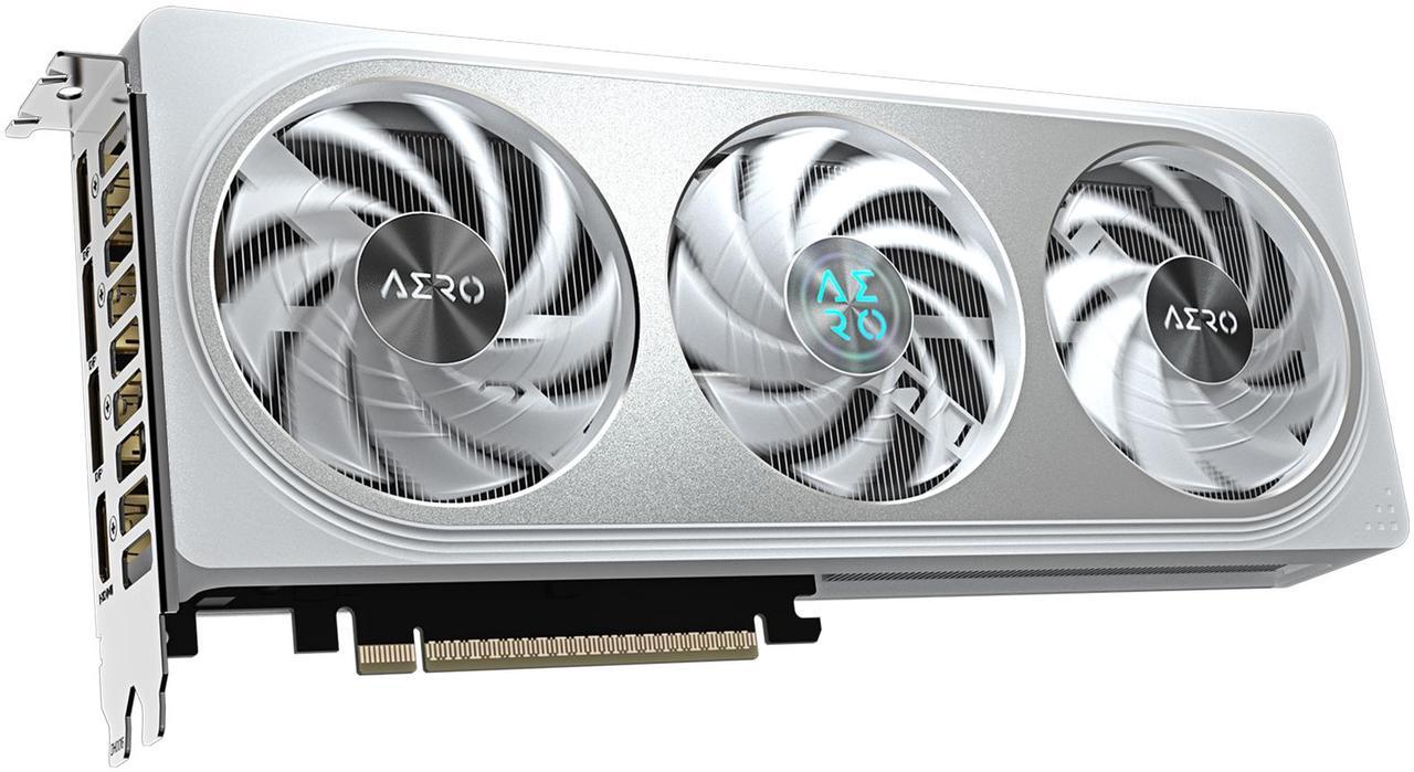 Alt view image 3 of 8 - GIGABYTE AERO GeForce RTX 5060 8GB GDDR7 PCI Express 5.0 Graphics Card GV-N5060AERO OC-8GD