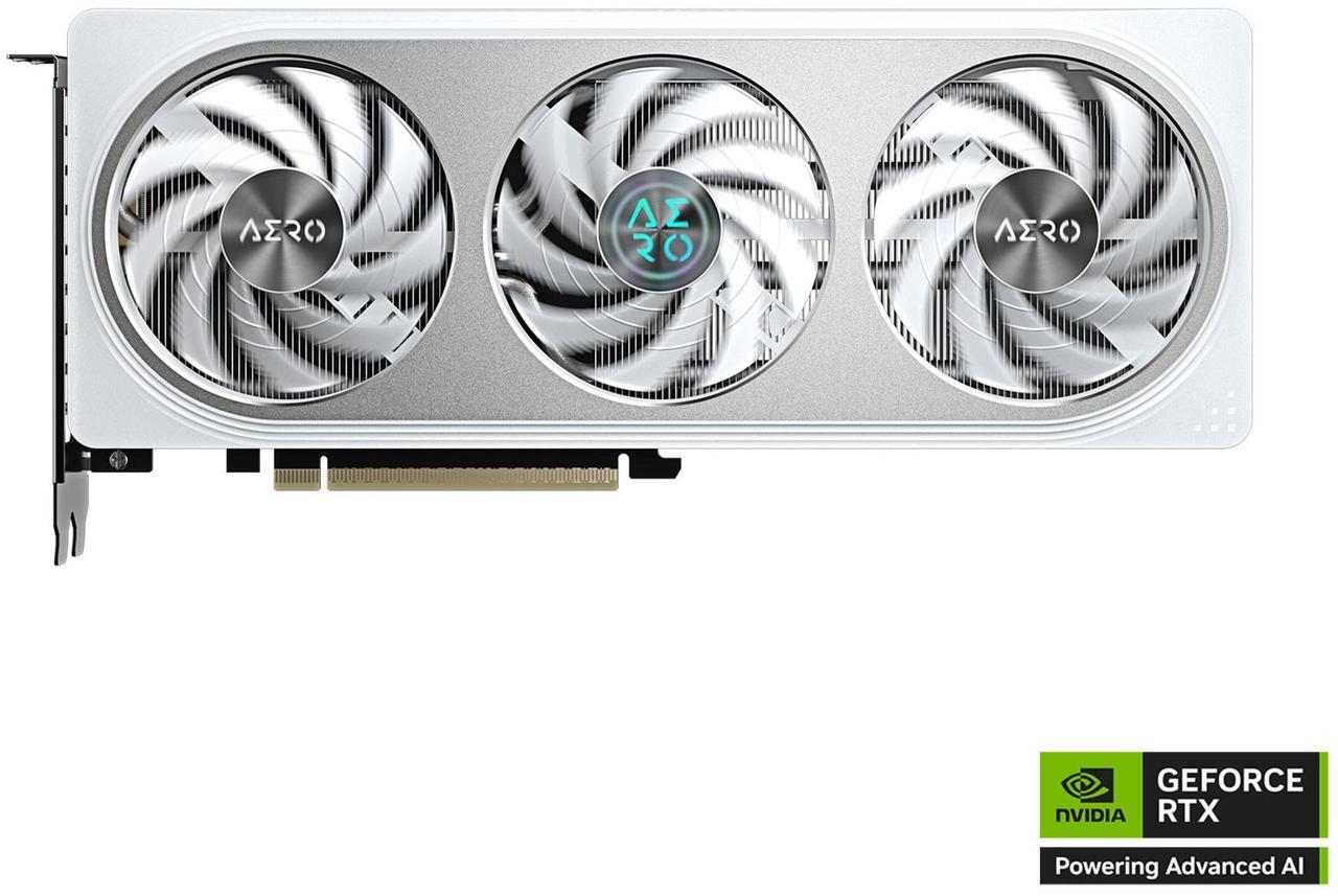 Alt view image 2 of 8 - GIGABYTE AERO GeForce RTX 5060 8GB GDDR7 PCI Express 5.0 Graphics Card GV-N5060AERO OC-8GD