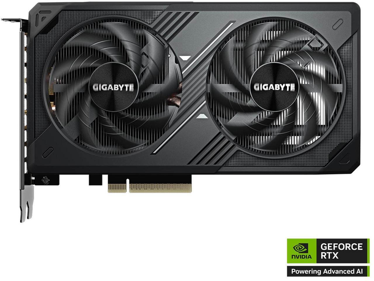 Alt view image 2 of 8 - GIGABYTE WINDFORCE GeForce RTX 5060 8GB GDDR7 PCI Express 5.0 ATX Graphics Card GV-N5060WF2-8GD