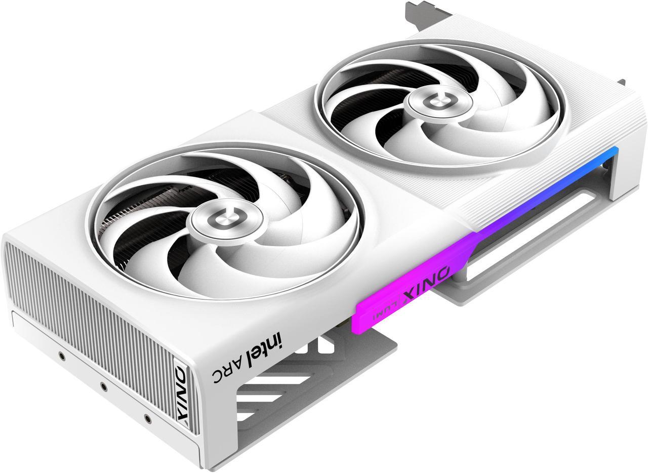 Alt view image 3 of 6 - ONIX LUMI Arc B580 12GB GDDR6 PCI Express 4.0 x8 ATX Graphics Card 8346-00278