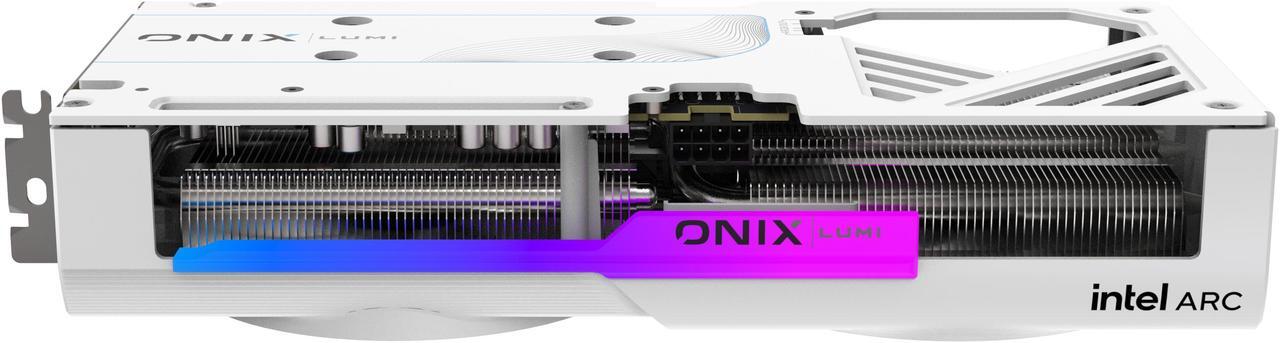 Alt view image 5 of 6 - ONIX LUMI Arc B580 12GB GDDR6 PCI Express 4.0 x8 ATX Graphics Card 8346-00278