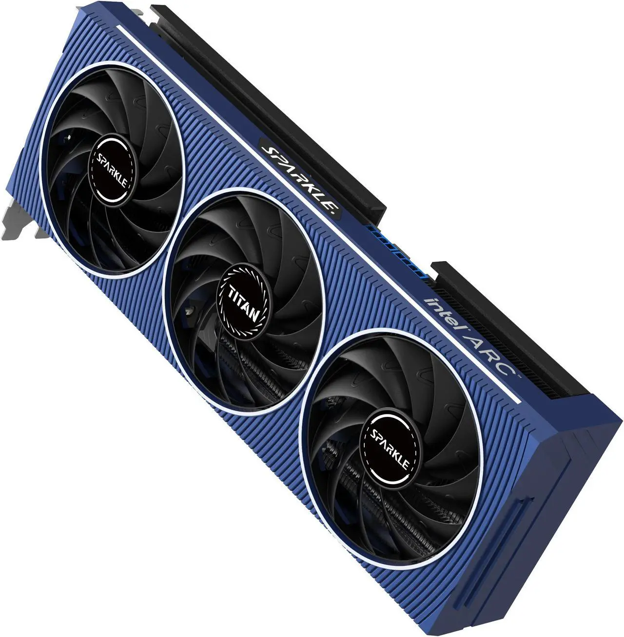 Alt view image 4 of 11 - SPARKLE Intel Arc A750 TITAN OC Edition, 8GB GDDR6, ThermalSync, TORN Cooling, Axial Fan, Metal Backplate, SA750T-8GOC