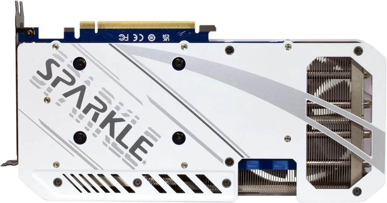 Alt view image 6 of 9 - SPARKLE Intel Arc A770 ROC Luna OC Edition, 16 GB GDDR6, 2x DBB 100 mm Fan , 2.5 Slot , Metal Luna White Edition, SA770RW-16GOC