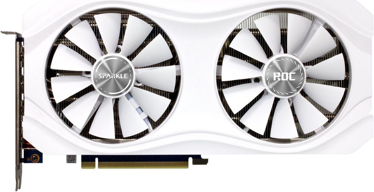 SPARKLE Intel Arc A750 ROC Luna OC Edition, 8 GB GDDR6, 2x DBB 100 mm Fan, 2.5 Slot , Metal Luna White Edition, SA750RW-8GOC