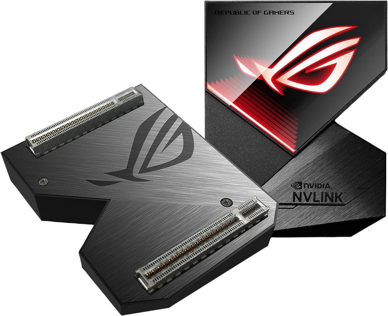 ASUS ROG GeForce RTX NVLink Bridge with Aura Sync RGB, 4 Slot