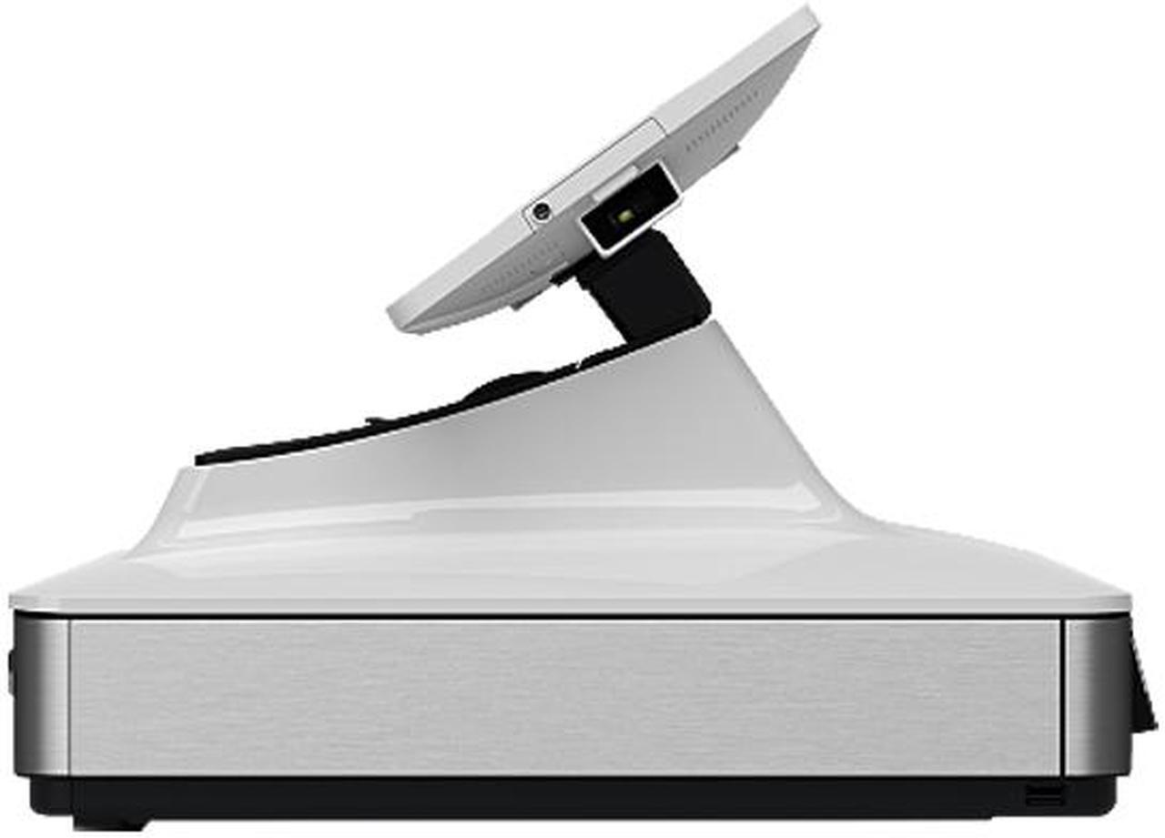 Alt view image 7 of 8 - Elo E483400 PayPoint Plus POS System for 12.9" iPads with Barcode Scanner, Receipt Printer, Cash Drawer, MSR & Customer Facing Display, NA/China - White