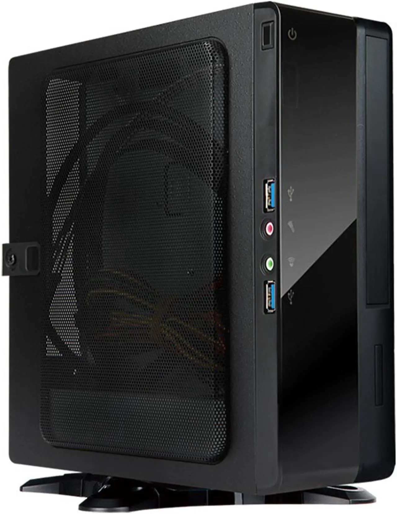 Main image of In Win IW-BQ656T.AD150TB3 Mini Itx Mini Tower Black 150W 1Slim/0/(12.5) Bay Us 3.0 Hd Audio