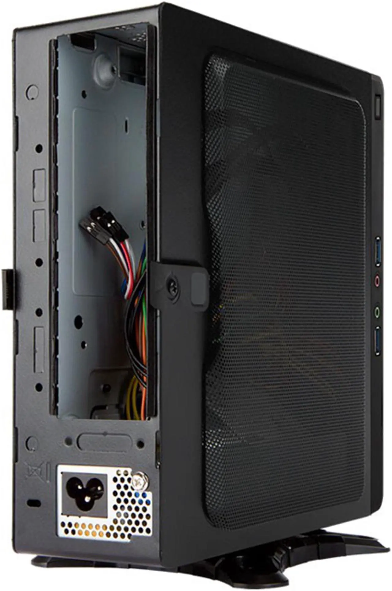 Alt view image 5 of 6 - In Win IW-BQ656T.AD150TB3 Mini Itx Mini Tower Black 150W 1Slim/0/(12.5) Bay Us 3.0 Hd Audio