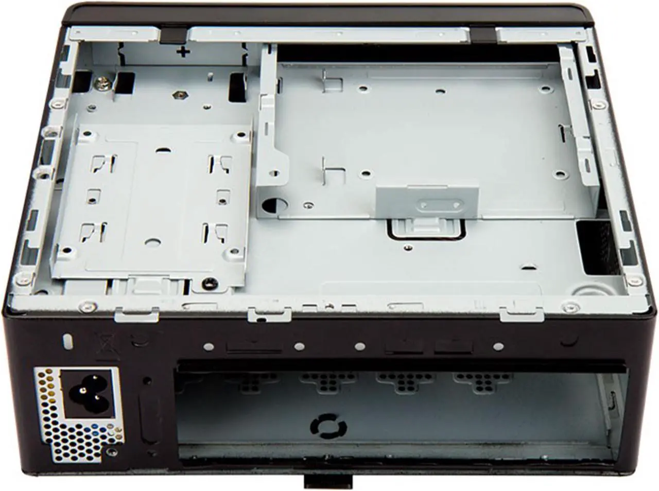 Alt view image 6 of 6 - In Win IW-BQ656T.AD150TB3 Mini Itx Mini Tower Black 150W 1Slim/0/(12.5) Bay Us 3.0 Hd Audio