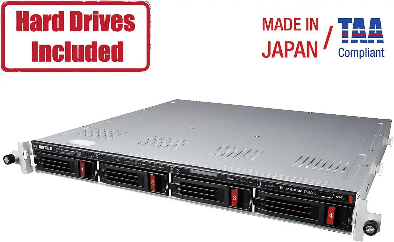Main image of BUFFALO TeraStation 6400RN 16TB Rackmount NAS Hard Drives Included + Snapshot