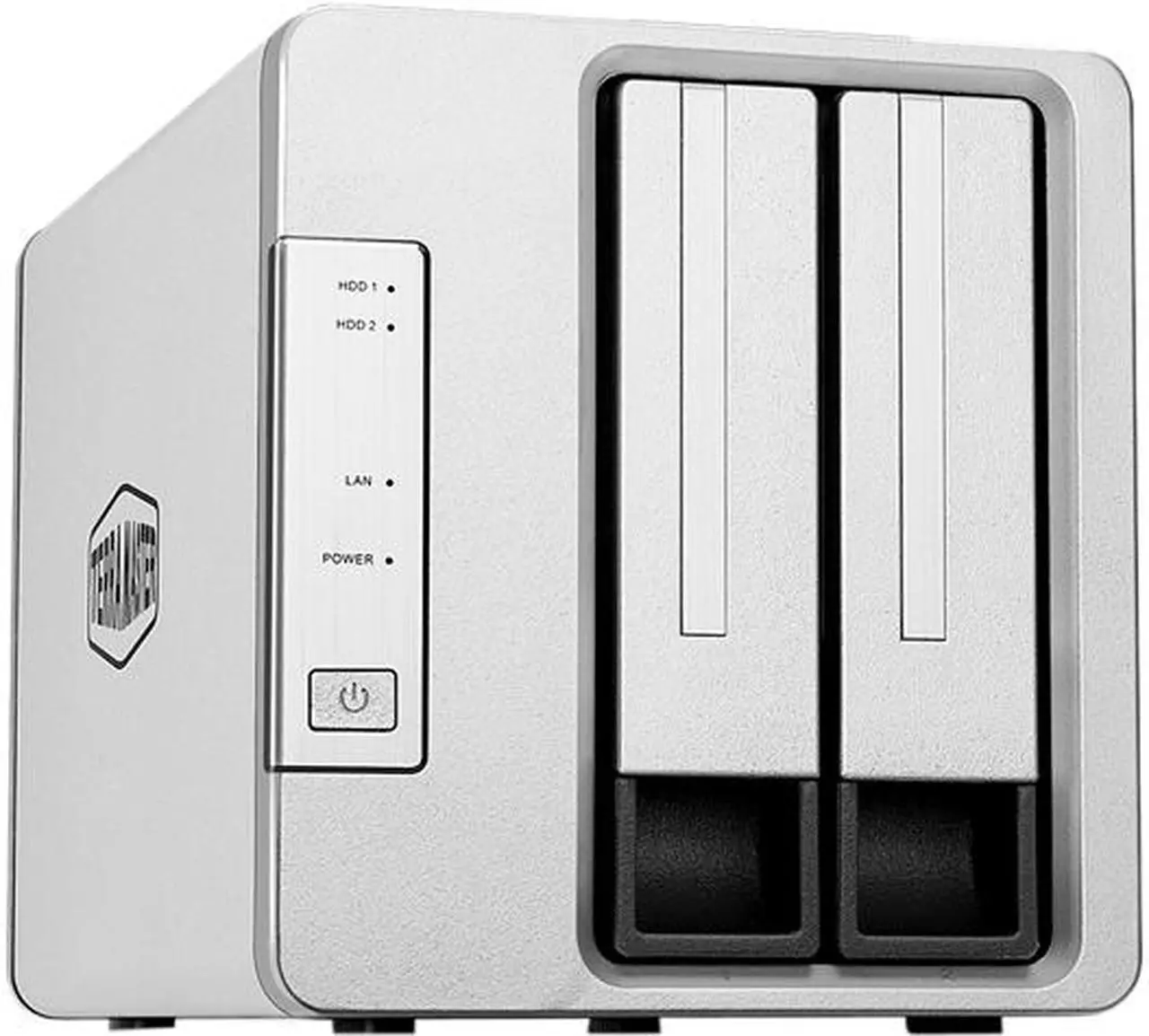 Main image of TerraMaster F2-210 2-Bay NAS Quad Core Network Attached Storage Media Server Personal Private Cloud (Diskless)