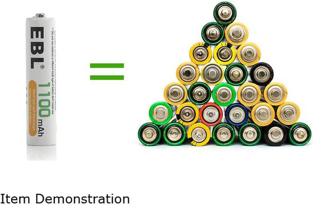 Alt view image 5 of 6 - EBL 16 Pack 1100mAh AAA 1.2V Ni-Mh Rechargeable Battery