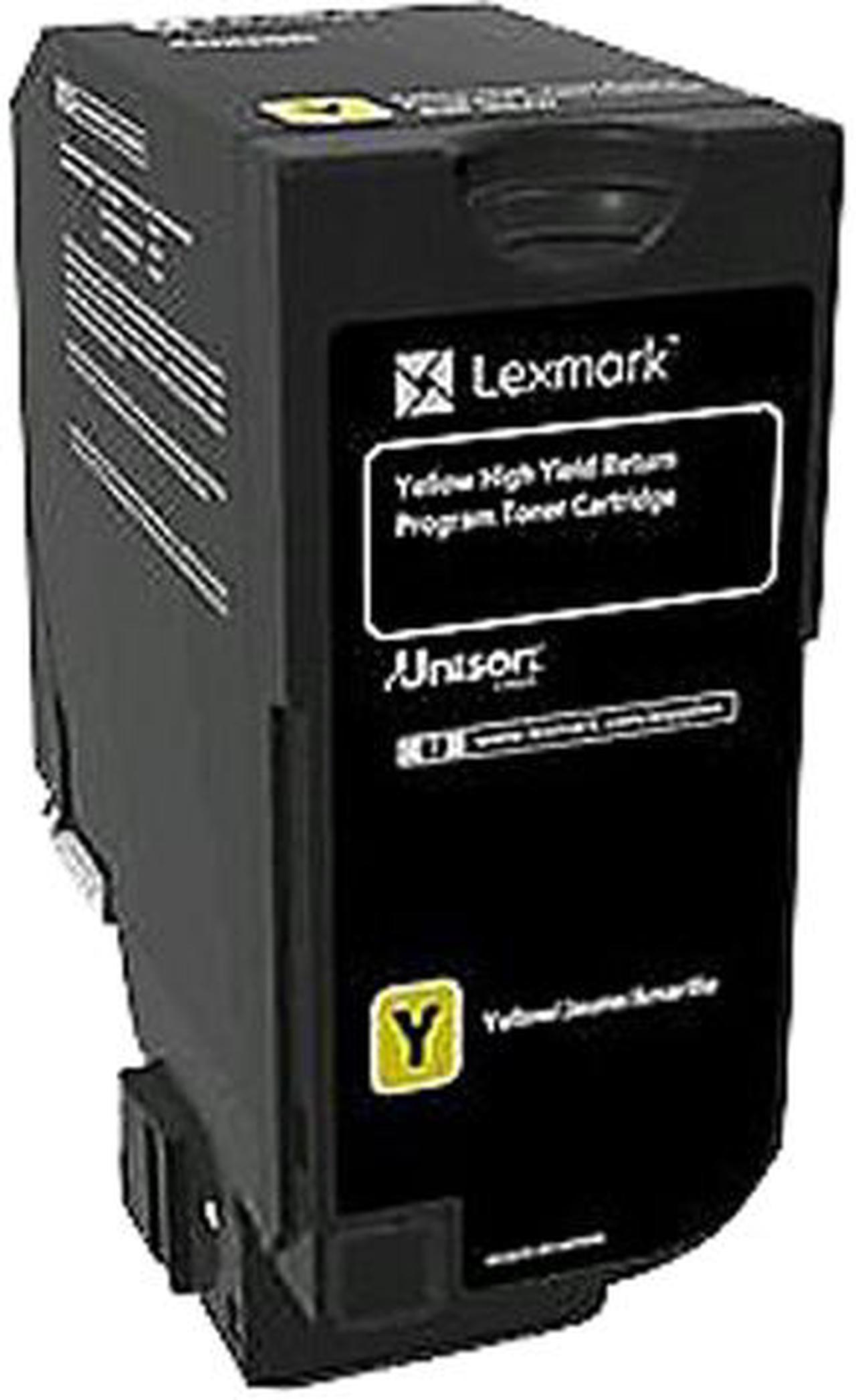 Lexmark 84C1HY0 High Yield Return Program Toner Cartridge - Yellow