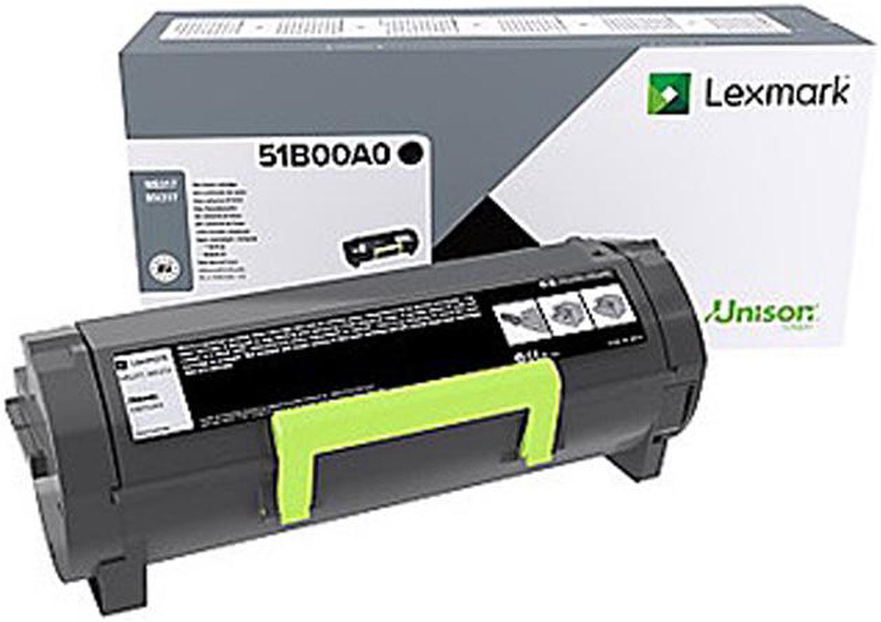 Lexmark 51B00A0 Black Toner Cartridge Standard