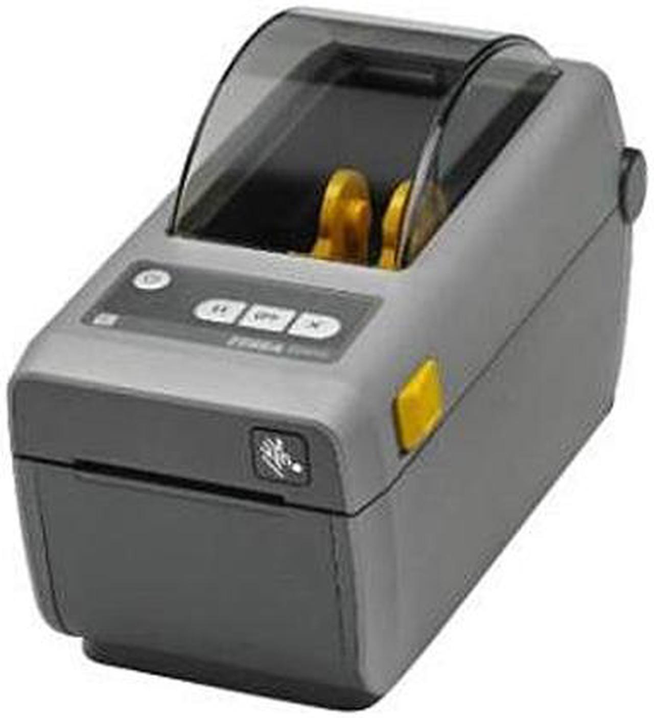 Main image of Zebra ZD410d 2" Desktop Direct Thermal Label Printer, 203 dpi, USB, USB Host, Bluetooth LE, Ethernet Module, EZPL - ZD41022-D01E00EZ