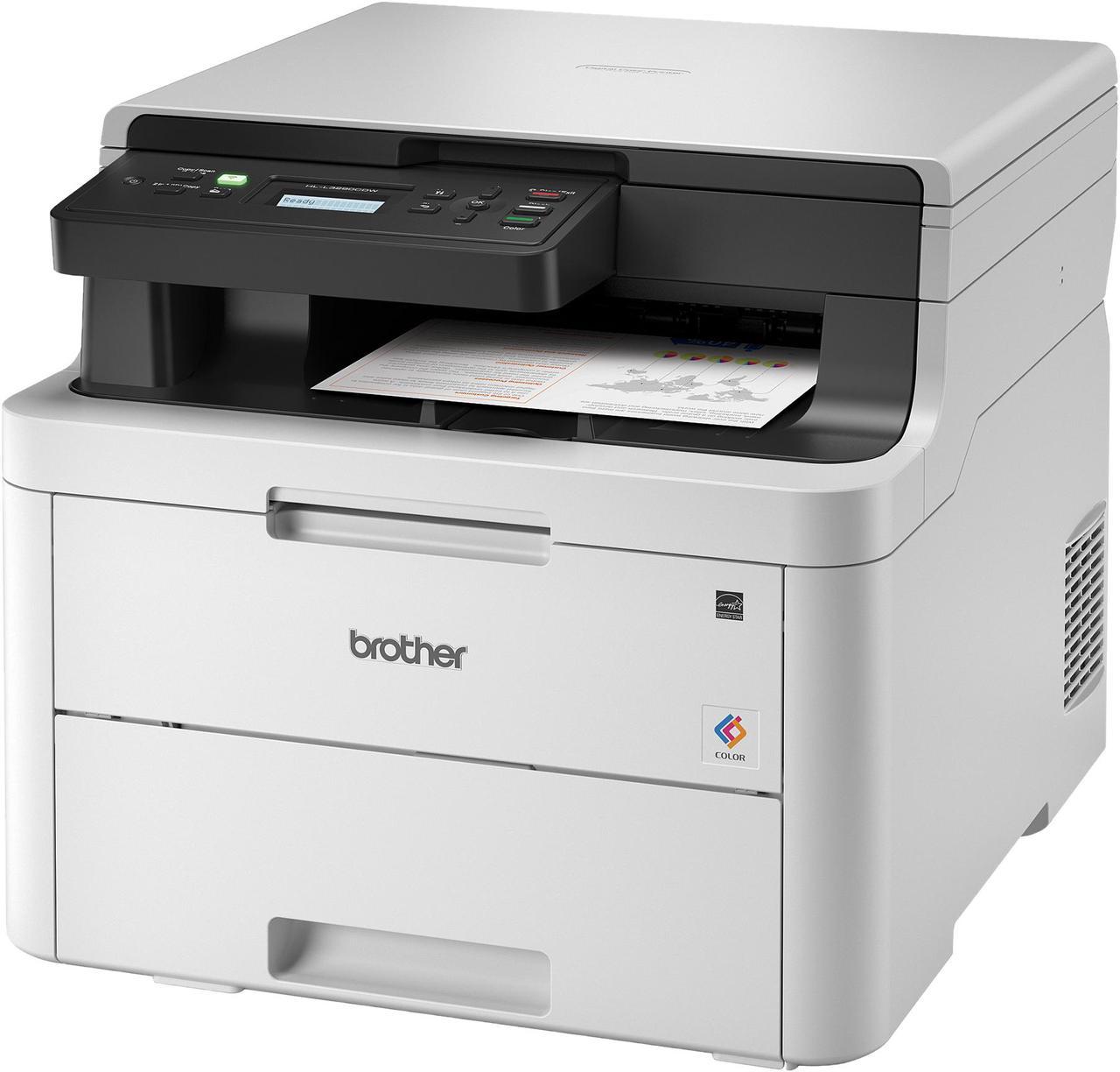 Brother HL-L3290CDW Compact Digital Color Printer with Convenient Flatbed Copy & Scan, Plus Wireless and Duplex Printing