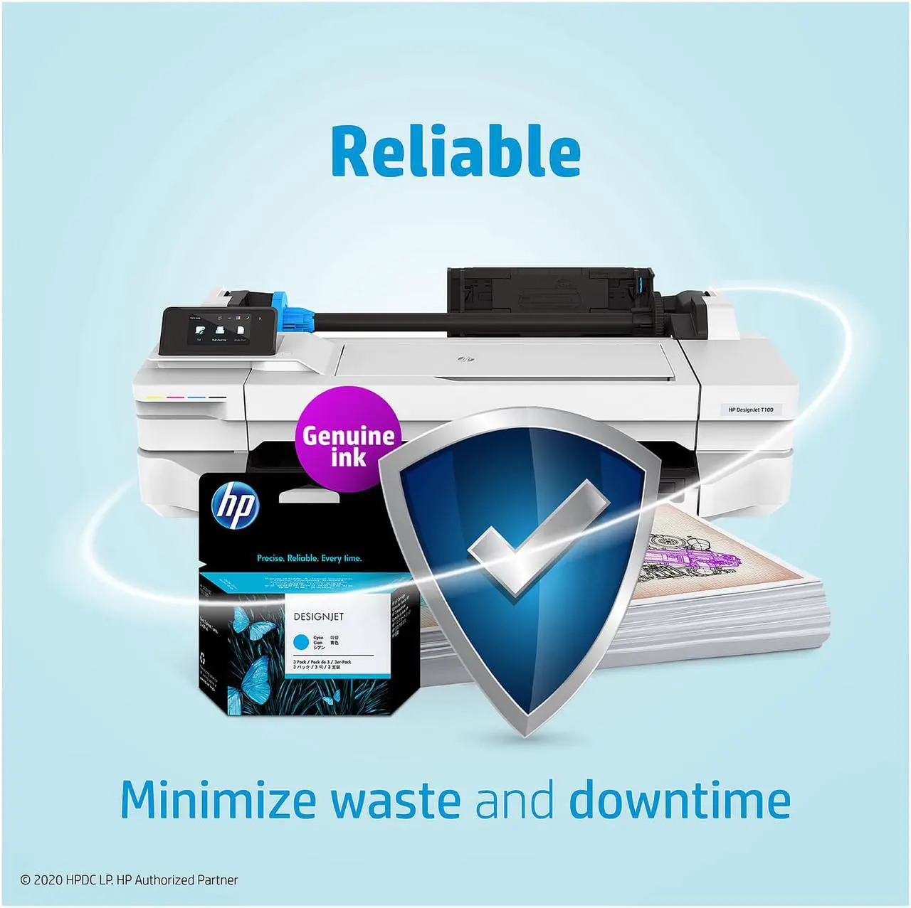 Alt view image 3 of 5 - HP 712 38ml Black DesignJet Ink Cartridge, 3ED70A