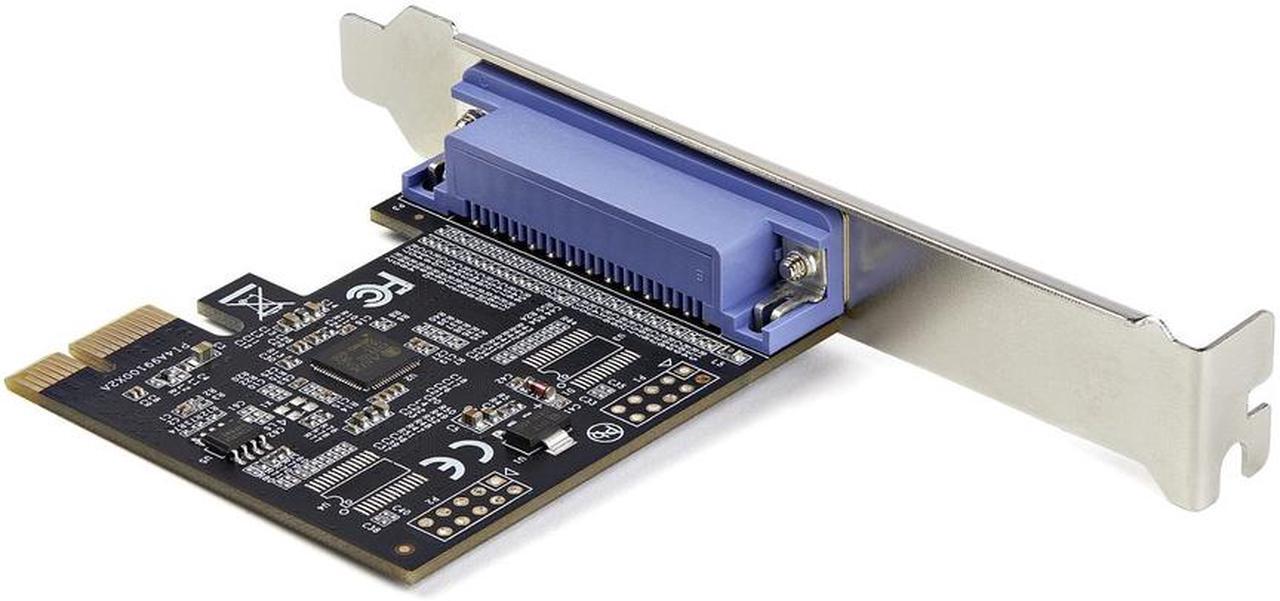 Alt view image 2 of 5 - StarTech.com 1-Port Parallel PCIe Card, PCI Express to Parallel DB25 LPT Adapter Card, Desktop Expansion Controller for Printer, SPP/ECP