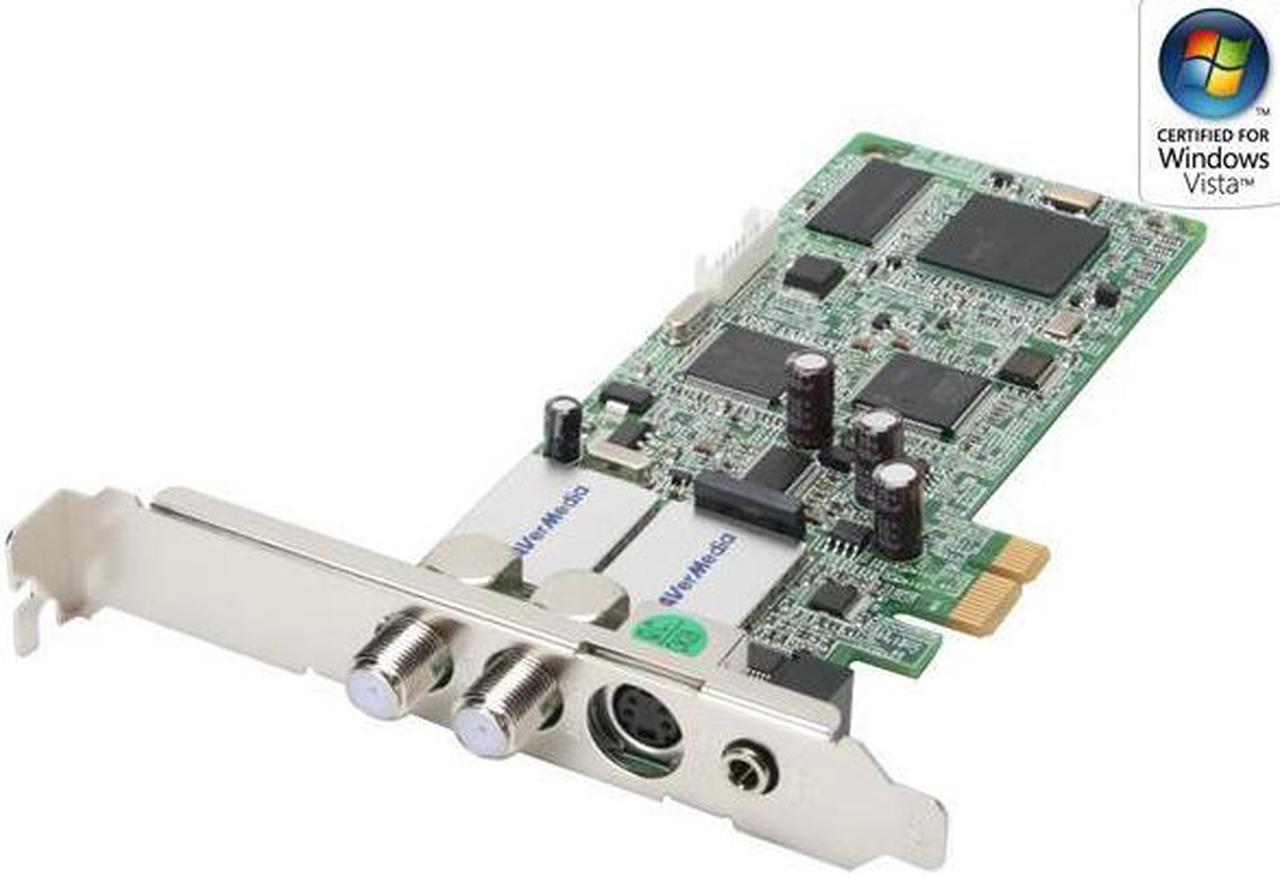 AVerMedia AVerTV Combo PCIe ATSC/NTSC/QAM TV Tuner Card (White Box)w/L-P Bracket 7 95522 96058 0 PCI-Express x1 Interface - OEM