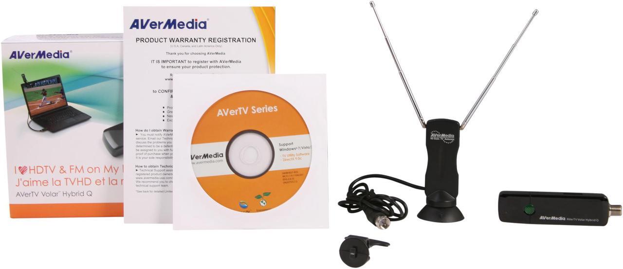 Alt view image 5 of 4 - AVerMedia AVerTV Volar Hybrid Q, USB TV Tuner Supports Windows & Android TV 7.0+ (H837)