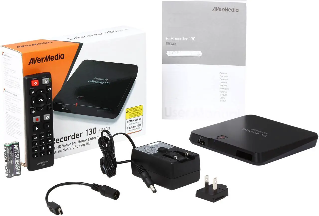 Alt view image 8 of 7 - AVerMedia ER130 EzRecorder 130