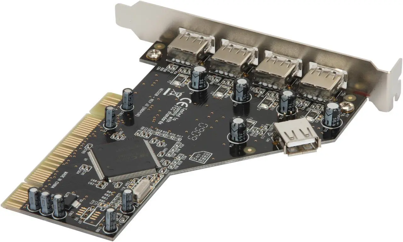 Alt view image 5 of 6 - Koutech PCI to USB2.0 Card Model IO-PU520