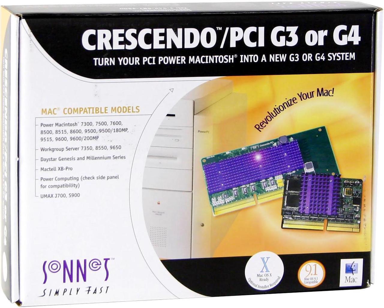 Alt view image 5 of 5 - SoNNeT Crescendo PCI G3 500 MHz Upgrade Card Model PPCG3-500-1M