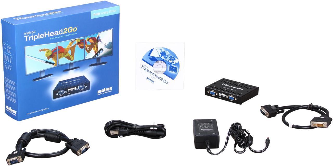 Alt view image 5 of 5 - matrox T2G-A3A-AJF TripleHead2Go