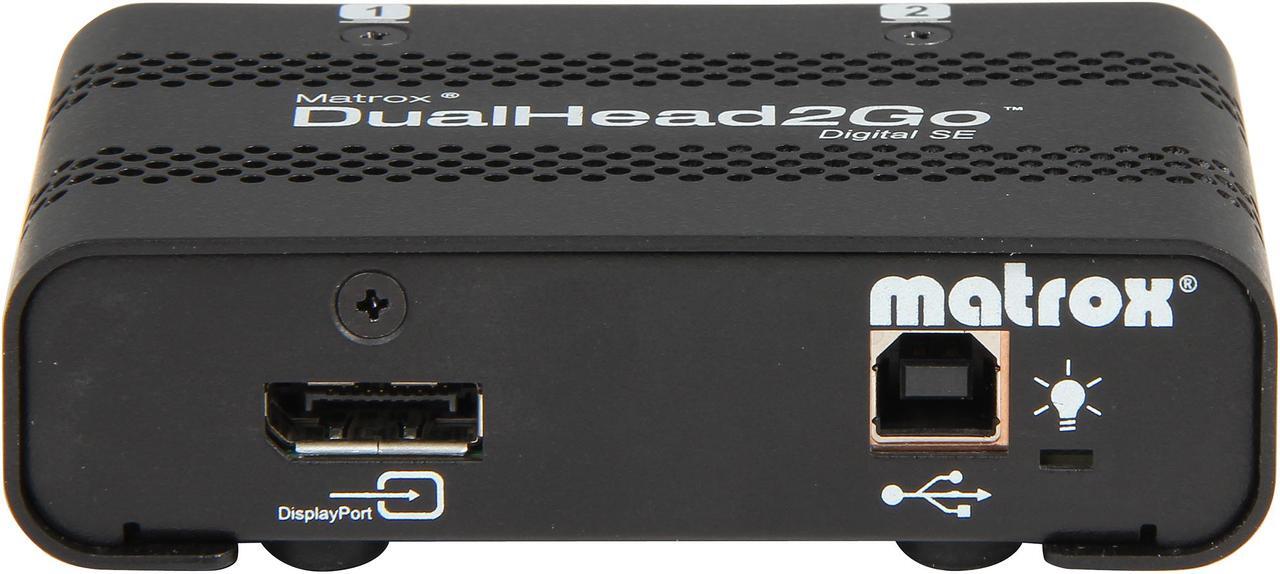 Alt view image 3 of 5 - Matrox Graphics eXpansion Module DualHead2Go Digital SE video converter, D2G-DP2D-IF