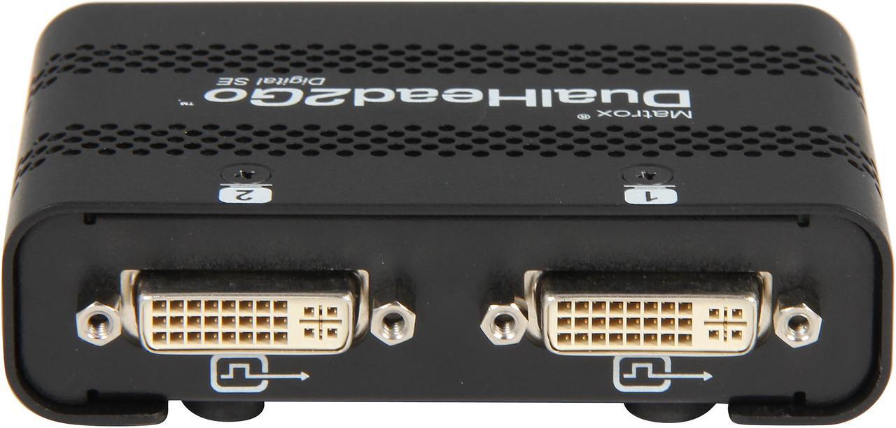 Alt view image 5 of 5 - Matrox Graphics eXpansion Module DualHead2Go Digital SE video converter, D2G-DP2D-IF