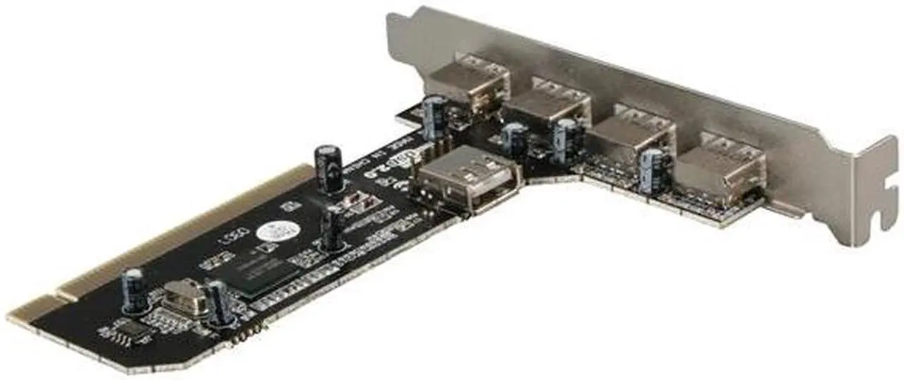 Alt view image 5 of 6 - MASSCOOL 5-Port USB2.0 PCI Card Model MTU25