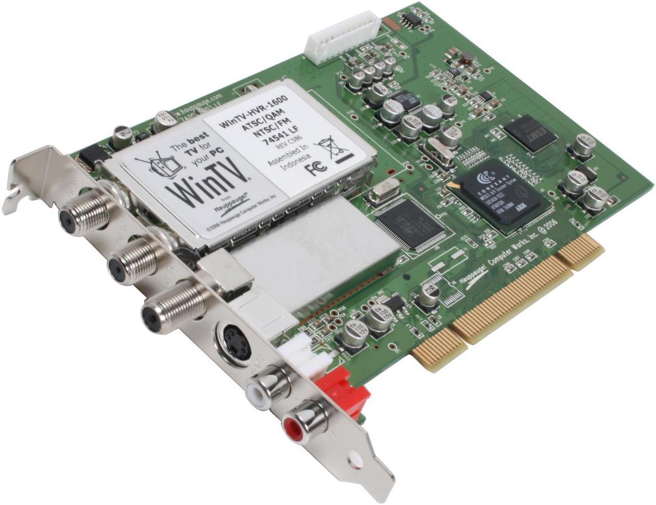 Alt view image 2 of 10 - Hauppauge WinTV-HVR-1600 ATSC/ClearQAM/NTSC TV Tuner MC-Kit 1183 PCI Interface