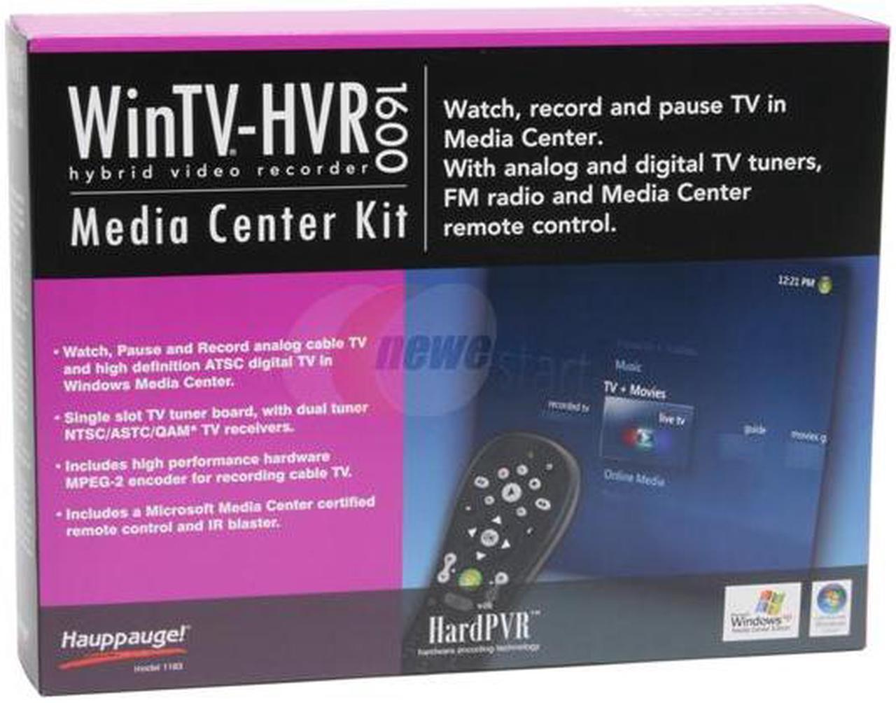 Alt view image 10 of 10 - Hauppauge WinTV-HVR-1600 ATSC/ClearQAM/NTSC TV Tuner MC-Kit 1183 PCI Interface