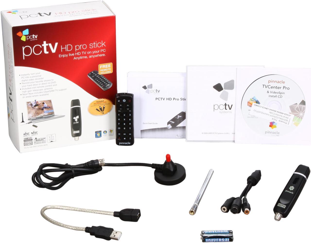 Alt view image 6 of 6 - Hauppauge PCTV HD Pro Stick 801e USB 2.0 Interface