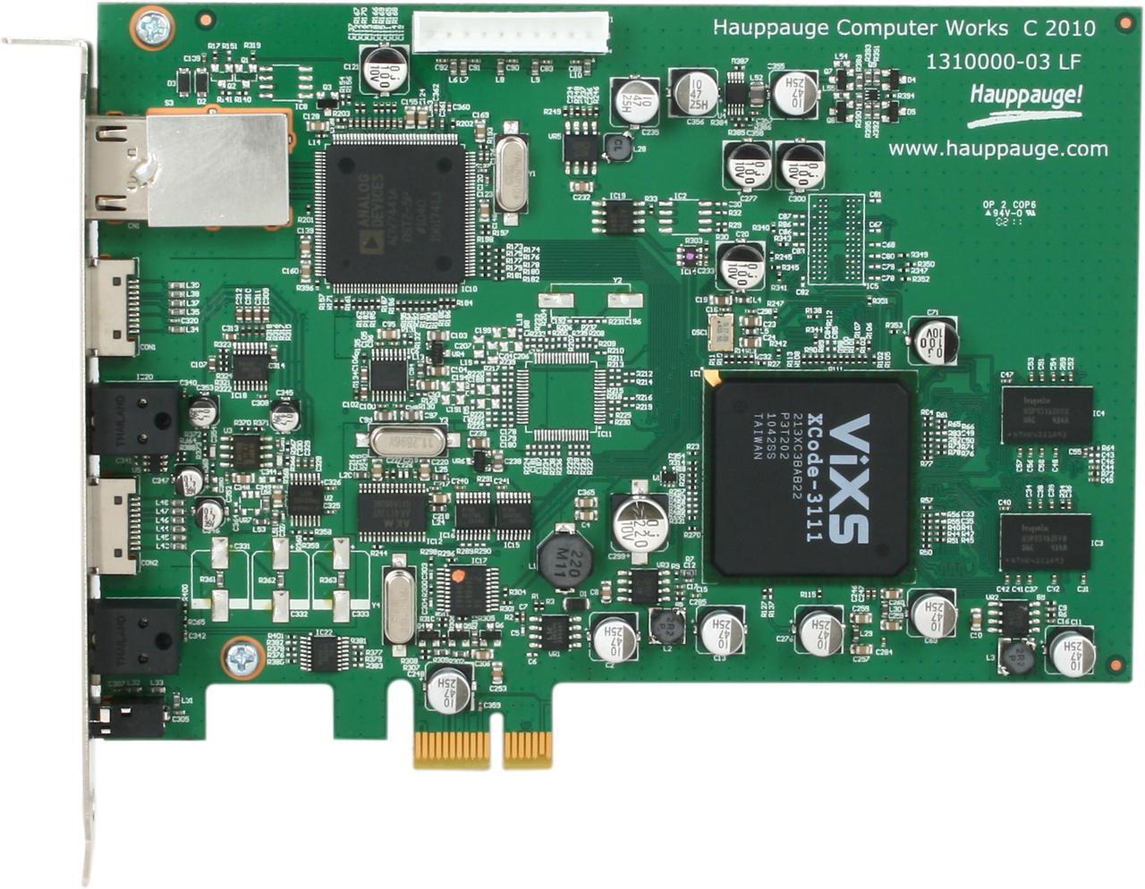 Alt view image 4 of 6 - Hauppauge Colossus - Record your high definition video gameplay and TV programs by H.264  for resolution up to 1080i, PCI-Express x1 Interface