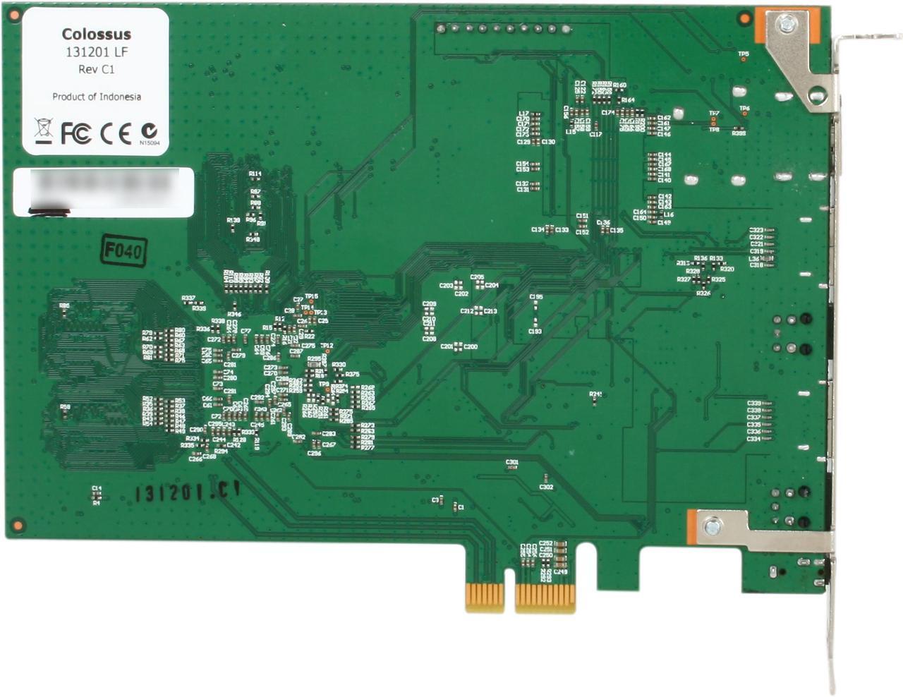 Alt view image 5 of 6 - Hauppauge Colossus - Record your high definition video gameplay and TV programs by H.264  for resolution up to 1080i, PCI-Express x1 Interface