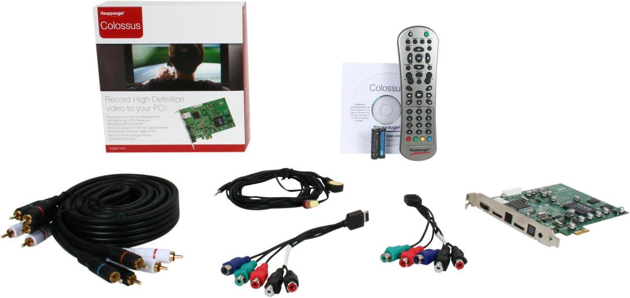 Alt view image 7 of 6 - Hauppauge Colossus - Record your high definition video gameplay and TV programs by H.264  for resolution up to 1080i, PCI-Express x1 Interface