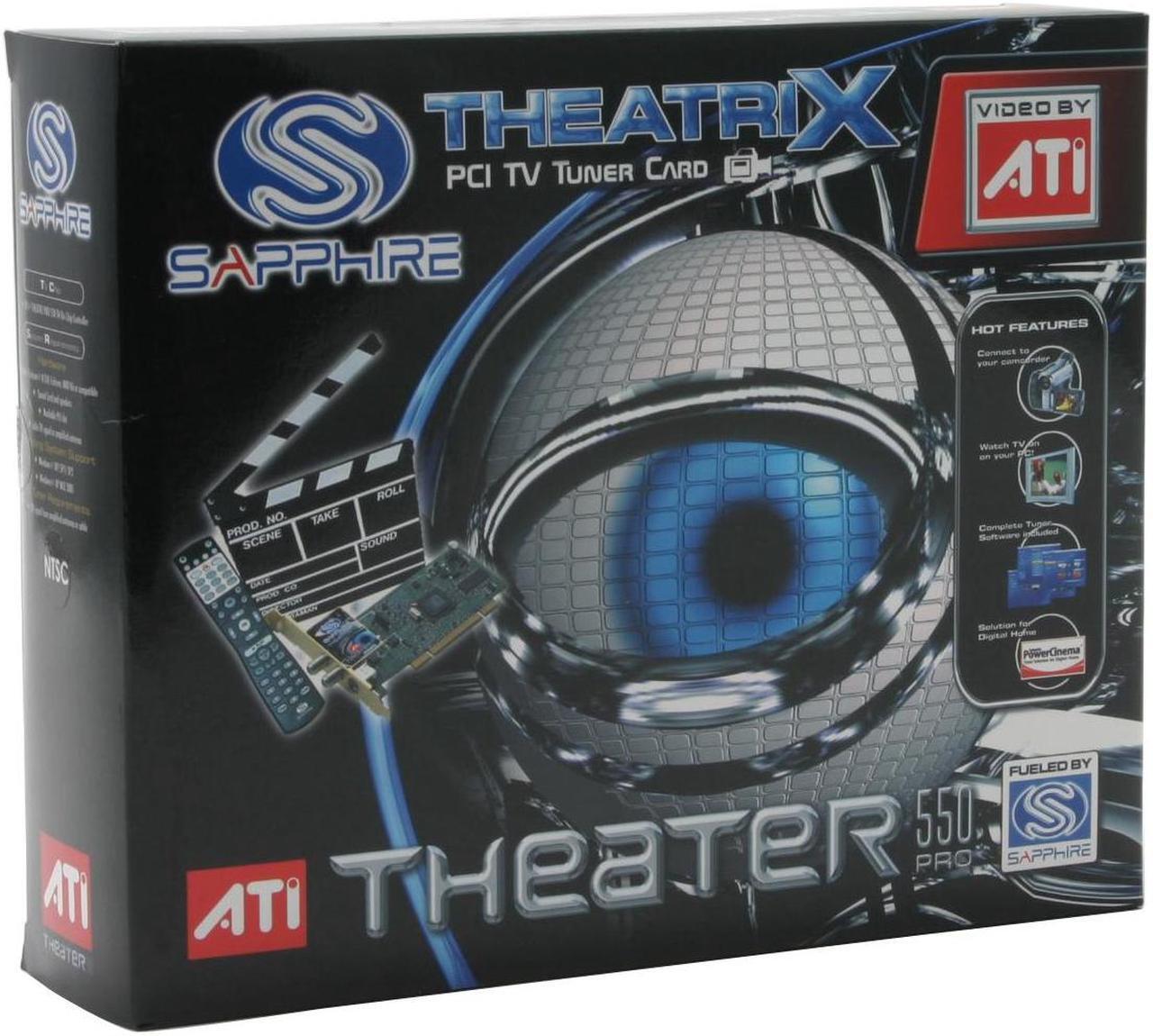 Alt view image 7 of 7 - SAPPHIRE 100104SR-BL-H Theatrix Theatre 550Pro PCI TV Tuner Card