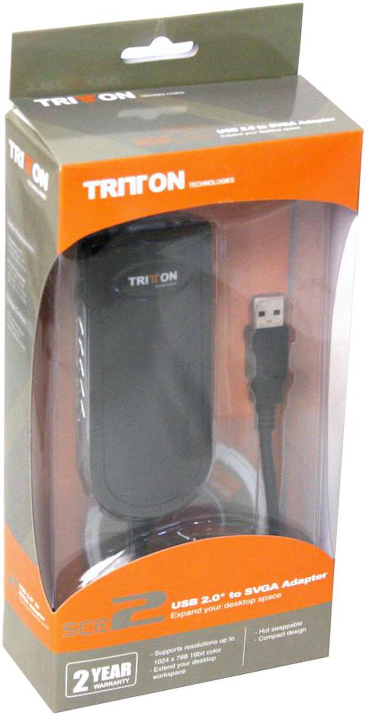 Alt view image 3 of 3 - TRITTON TRI-UV100 SEE2 USB 2.0 VGA Adapter