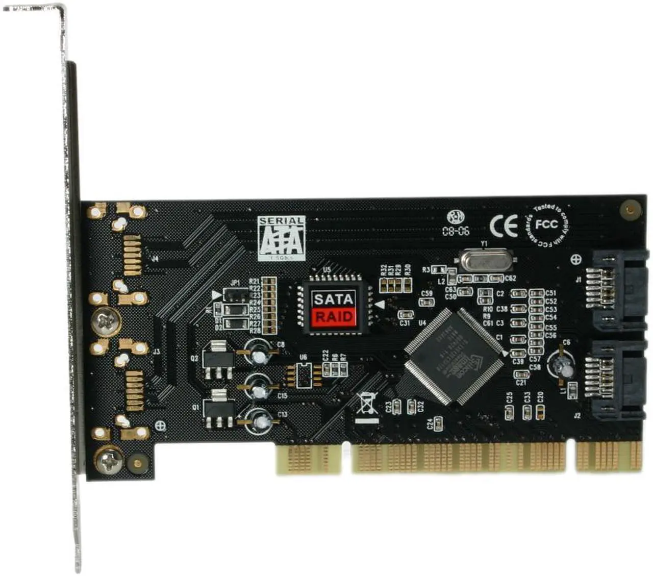 Alt view image 3 of 8 - SYBA SD-SATA150R PCI 2.2 SATA Controller Card