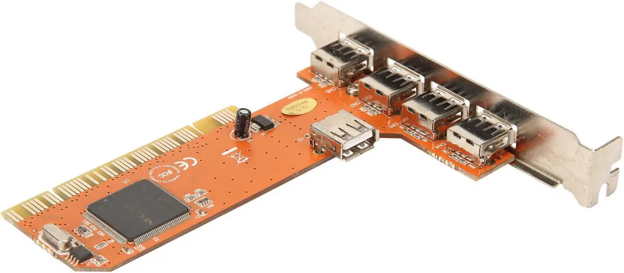 Alt view image 6 of 5 - Syba 5 Port USB 2.0 PCI Card - SY-NEC-5U
