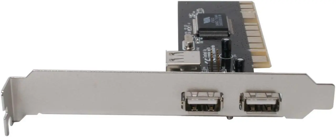 Alt view image 2 of 7 - SYBA High Speed USB 2.0 2+1 Ports with 1x Internal Header PCI Card, VIA Chipset Model SD-VIA-2UH