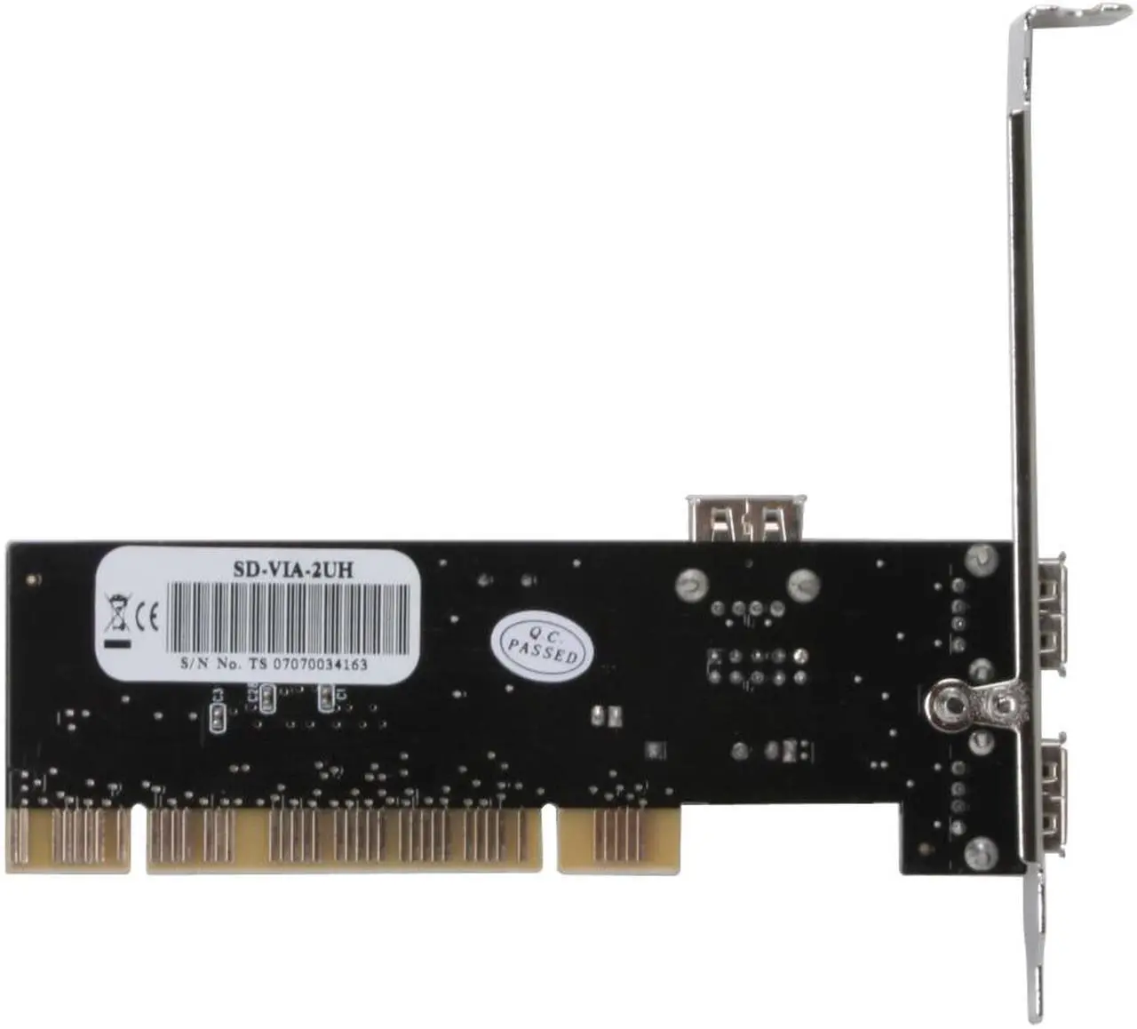 Alt view image 4 of 7 - SYBA High Speed USB 2.0 2+1 Ports with 1x Internal Header PCI Card, VIA Chipset Model SD-VIA-2UH