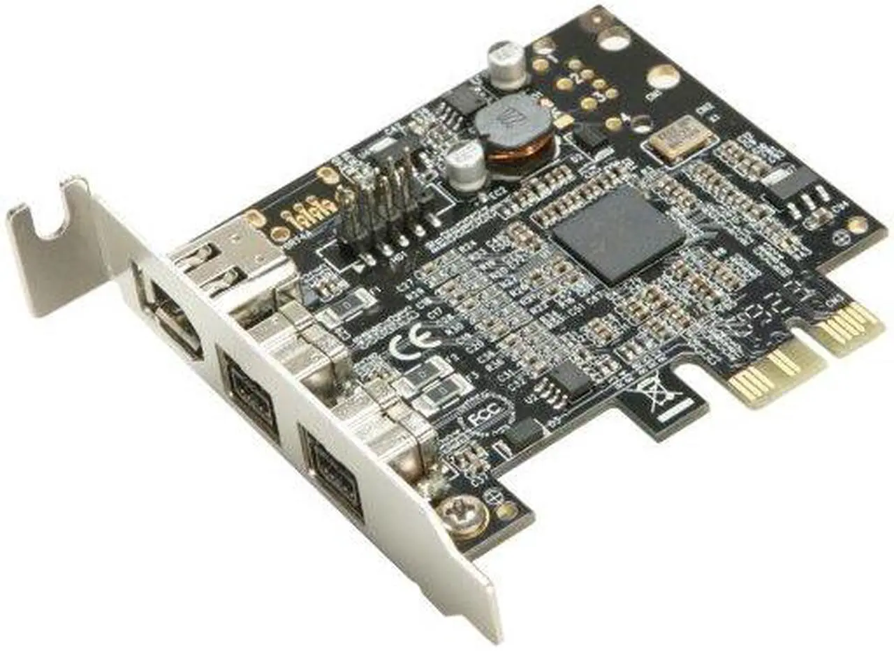 Alt view image 5 of 13 - SYBA Low Profile PCI-Express 1394B/A Firewire Card Model SD-PEX30009