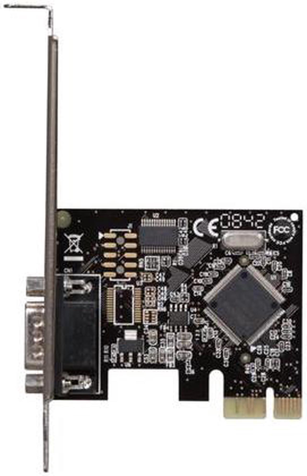 Alt view image 4 of 5 - SYBA PCI-Express 1-Port DB9 RS232 Serial Card with Low Profile Bracket - RoHS Model SD-PEX15021