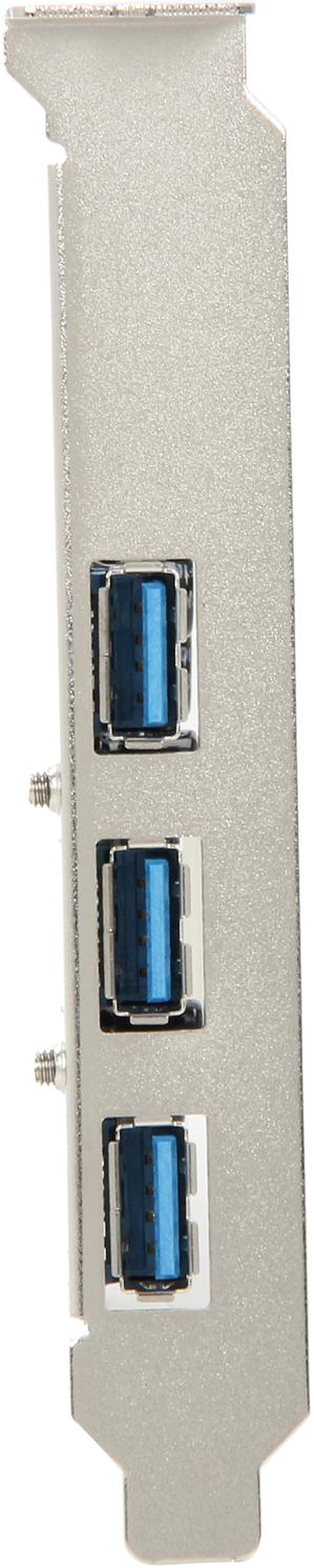 Alt view image 3 of 6 - SYBA USB 3.0 3+1 Port PCI-e Card, Free Low Profile Bracket, Renesas Chipset Model SD-PEX20137