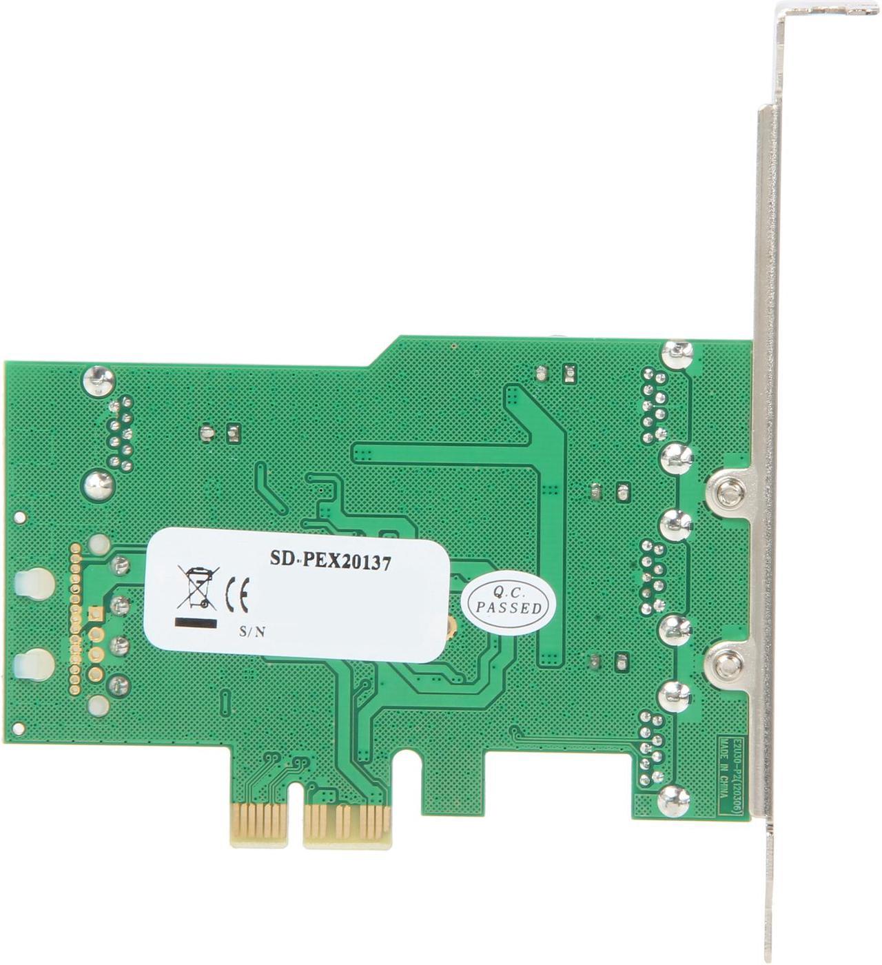 Alt view image 5 of 6 - SYBA USB 3.0 3+1 Port PCI-e Card, Free Low Profile Bracket, Renesas Chipset Model SD-PEX20137